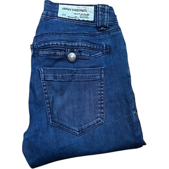 Jimmy Taverniti Dark Wash Slim Fit Jeans - Picture 1 of 6